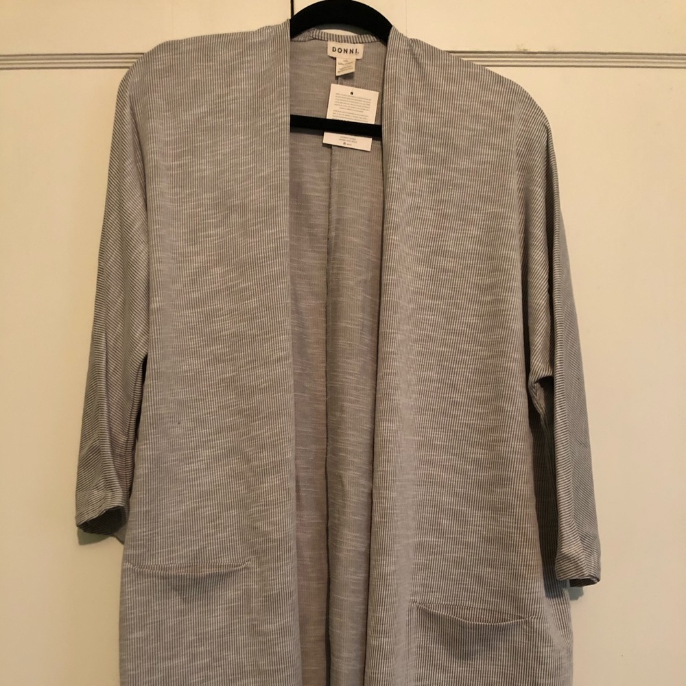 Rib Sweater Coat